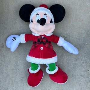 NEW-Disney Minnie Mouse stuffed animal 2017. Holiday, Christmas. No tags